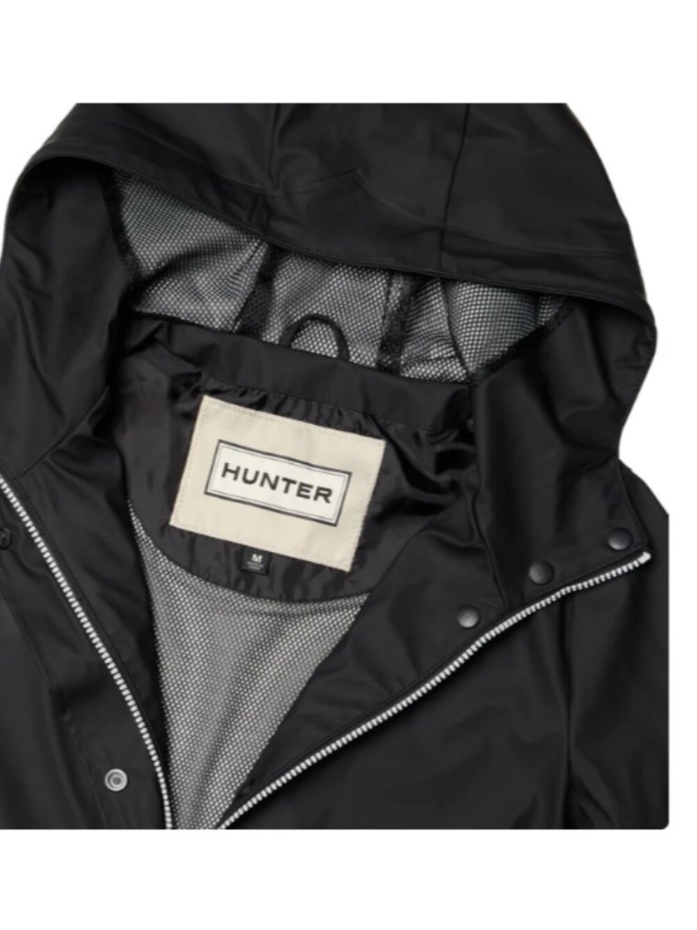 Hunter Ladies' Rain Jacket Black Small - Picture 3 of 4